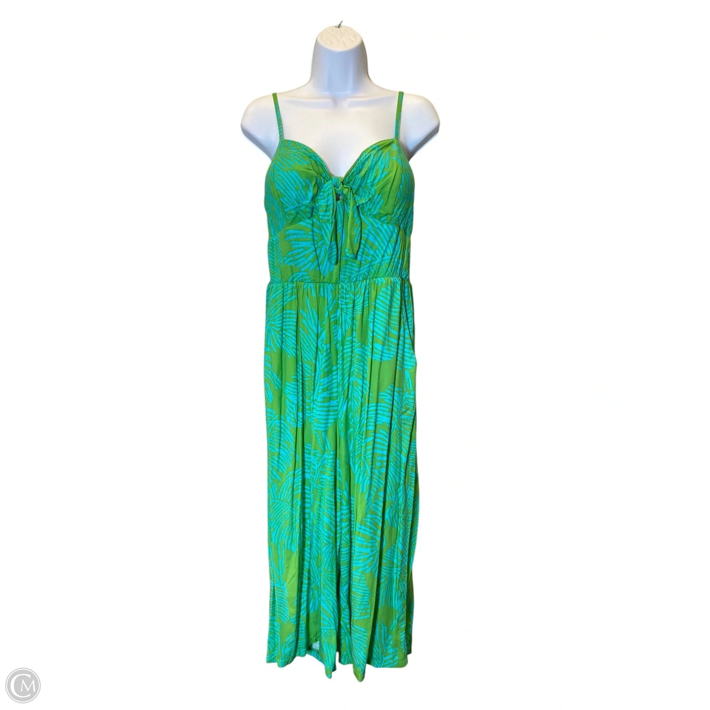Jumpsuit By Auw In Blue & Green, Size: Xl