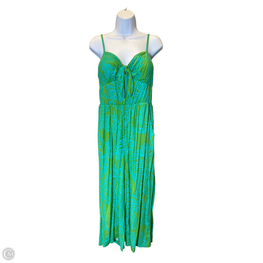 Jumpsuit By Auw In Blue & Green, Size: Xl