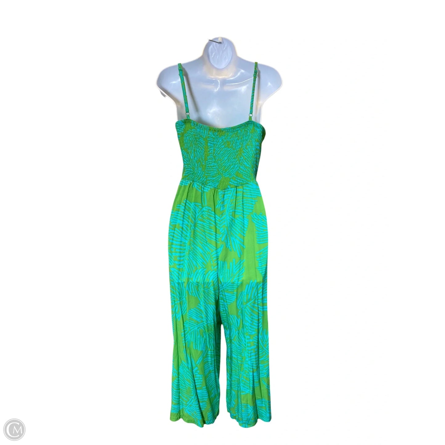Jumpsuit By Auw In Blue & Green, Size: Xl