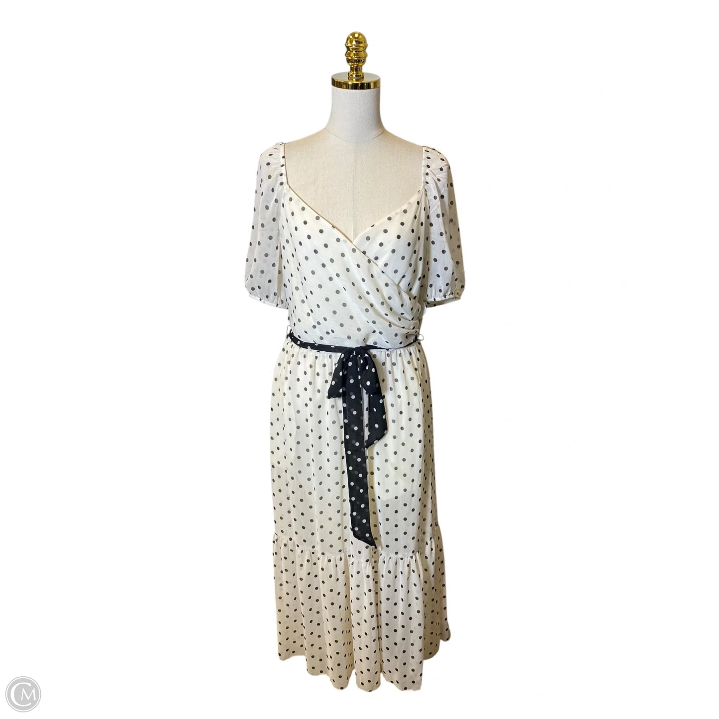 Dress Casual Maxi By Julia Jordan In Polkadot Pattern, Size: 12