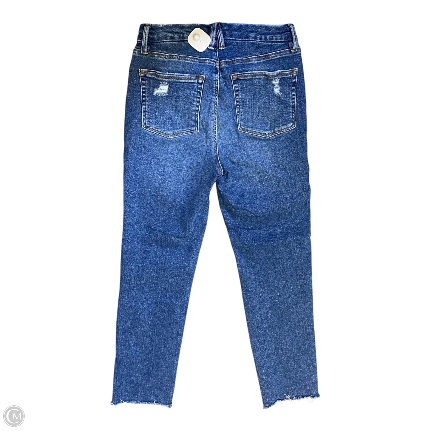 Jeans Straight By Good American In Blue Denim, Size: 6