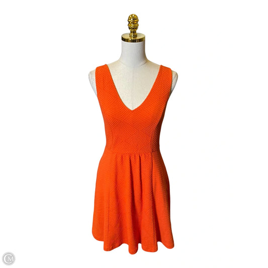 Dress Casual Midi By Maeve In Orange, Size: S