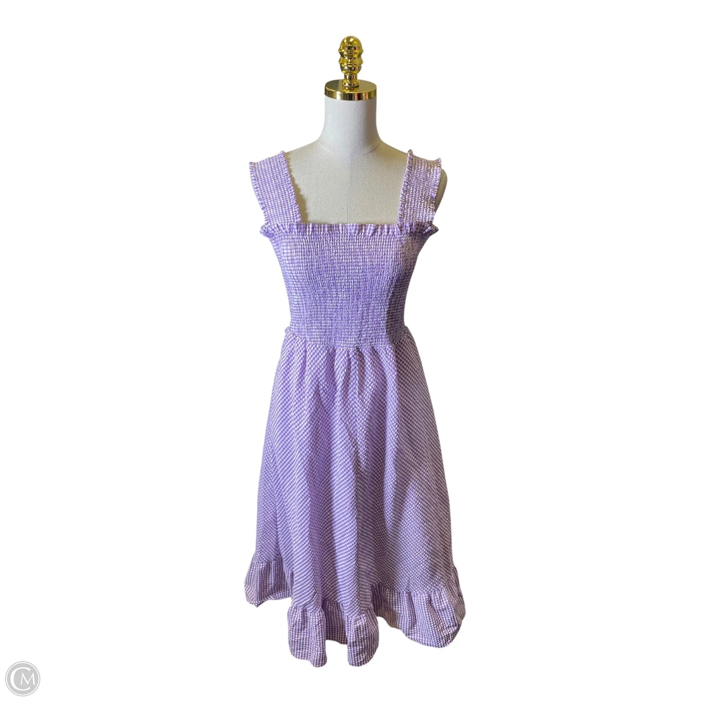 Dress Casual Maxi By Eliza J In Purple & White, Size: M