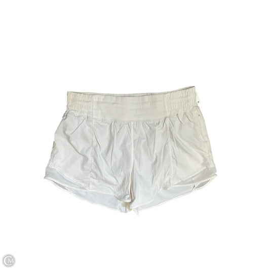 Athletic Shorts By Lululemon In White, Size: 8