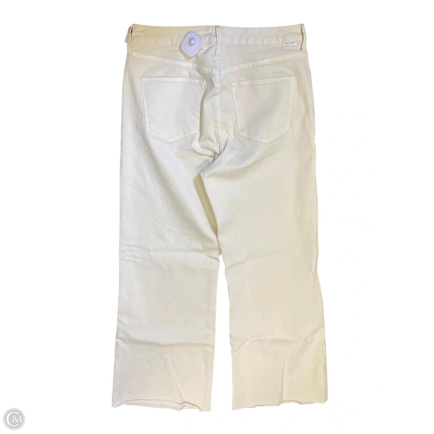 Jeans Wide Leg By Dear John In White Denim, Size: 8