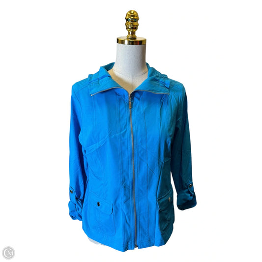 Jacket Other By Laura Ashley In Blue, Size: M