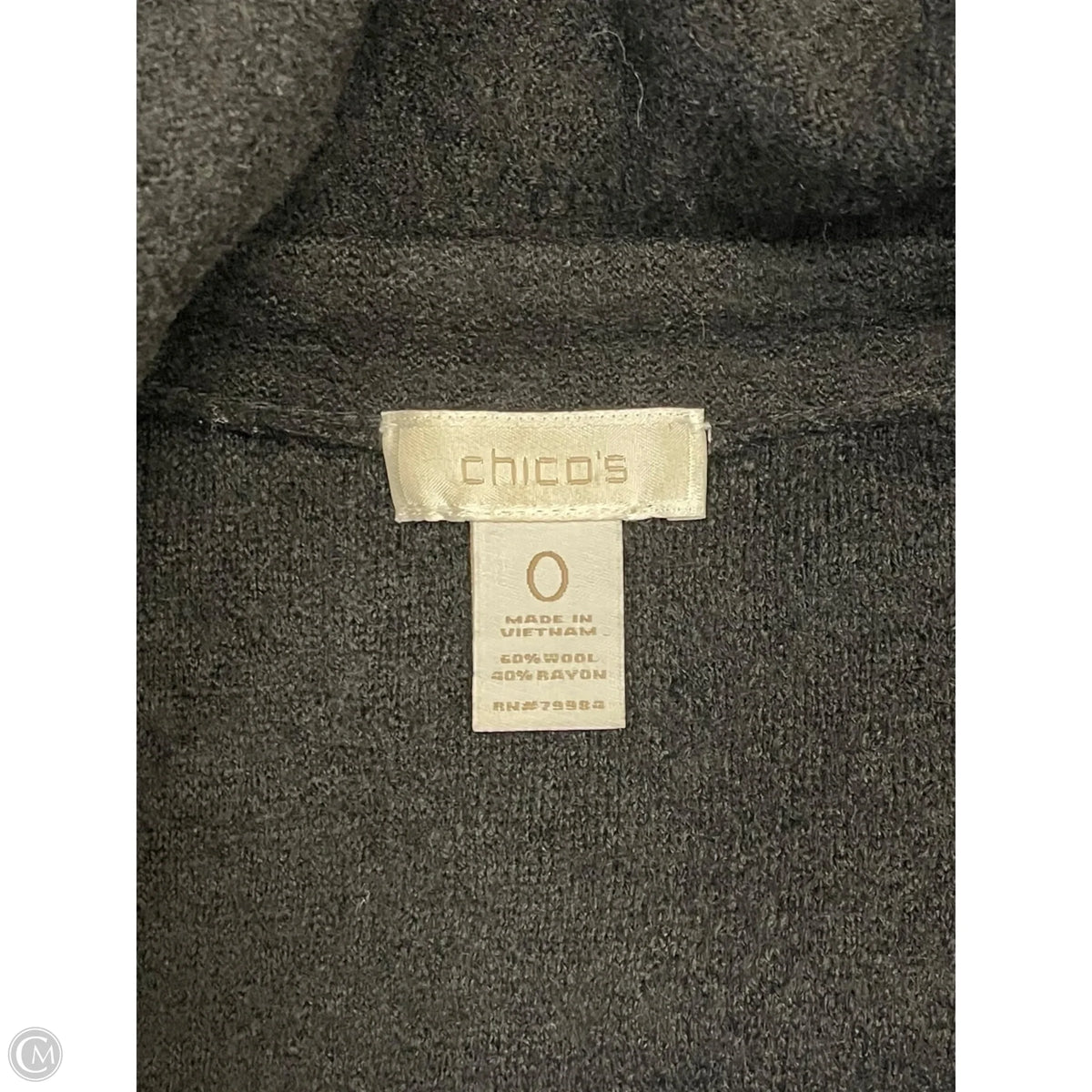 Jacket Other By Chicos In Black, Size: S