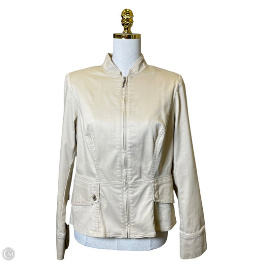 Jacket Other By White House Black Market In Tan, Size: 10