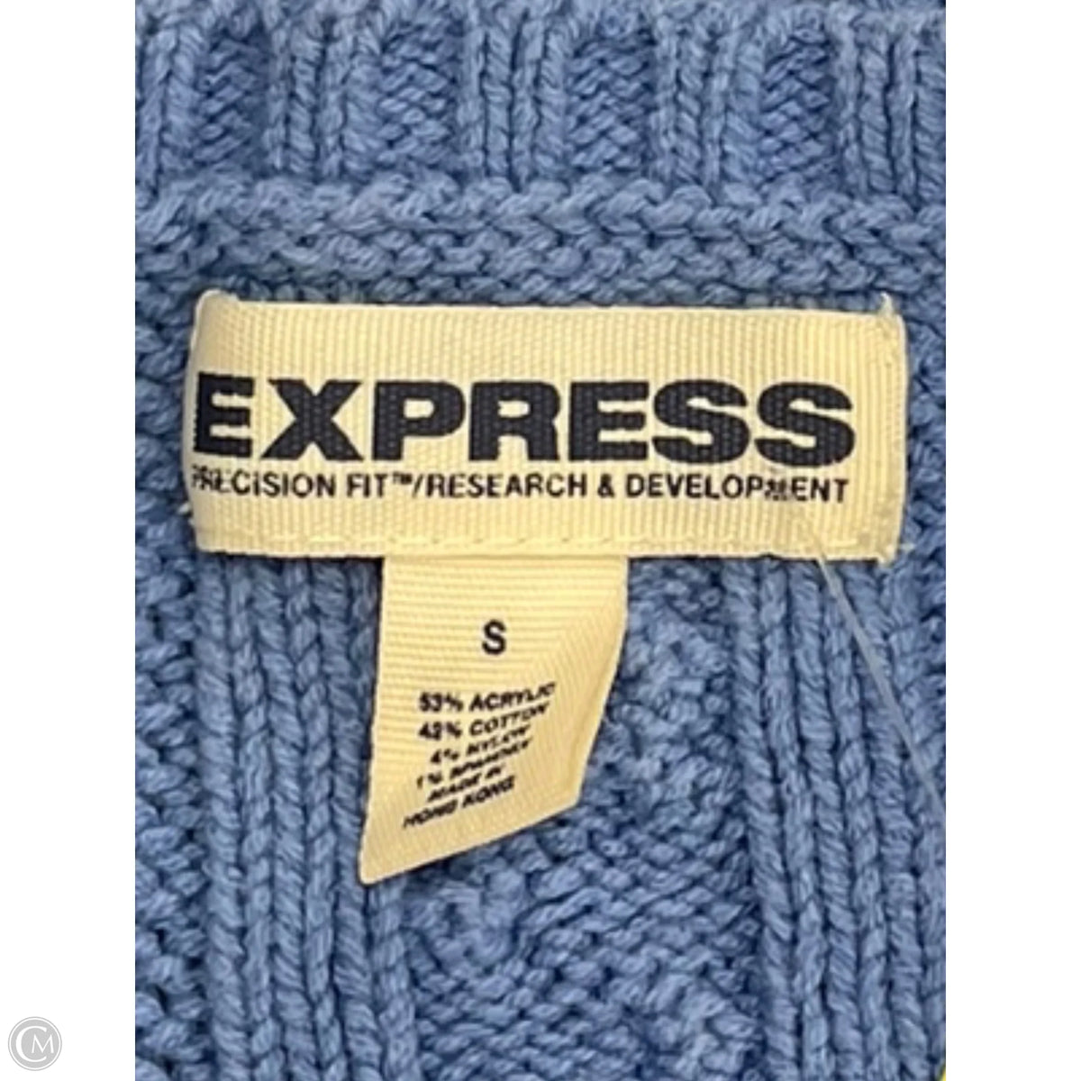 Sweater By Express In Blue, Size: S