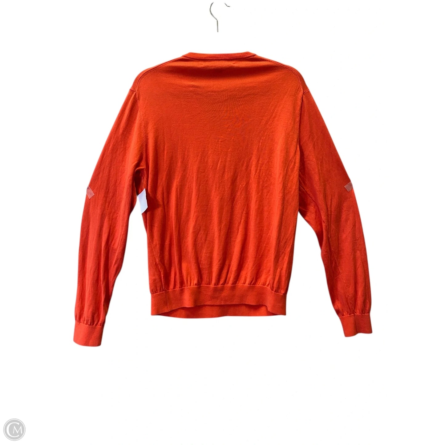 Top Long Sleeve By Brooks Brothers In Orange, Size: M