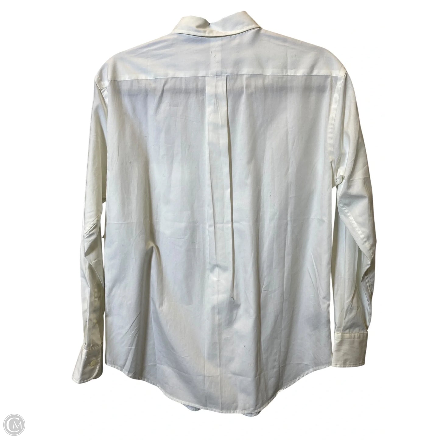 Blouse Long Sleeve By Ralph Lauren In White, Size: 6