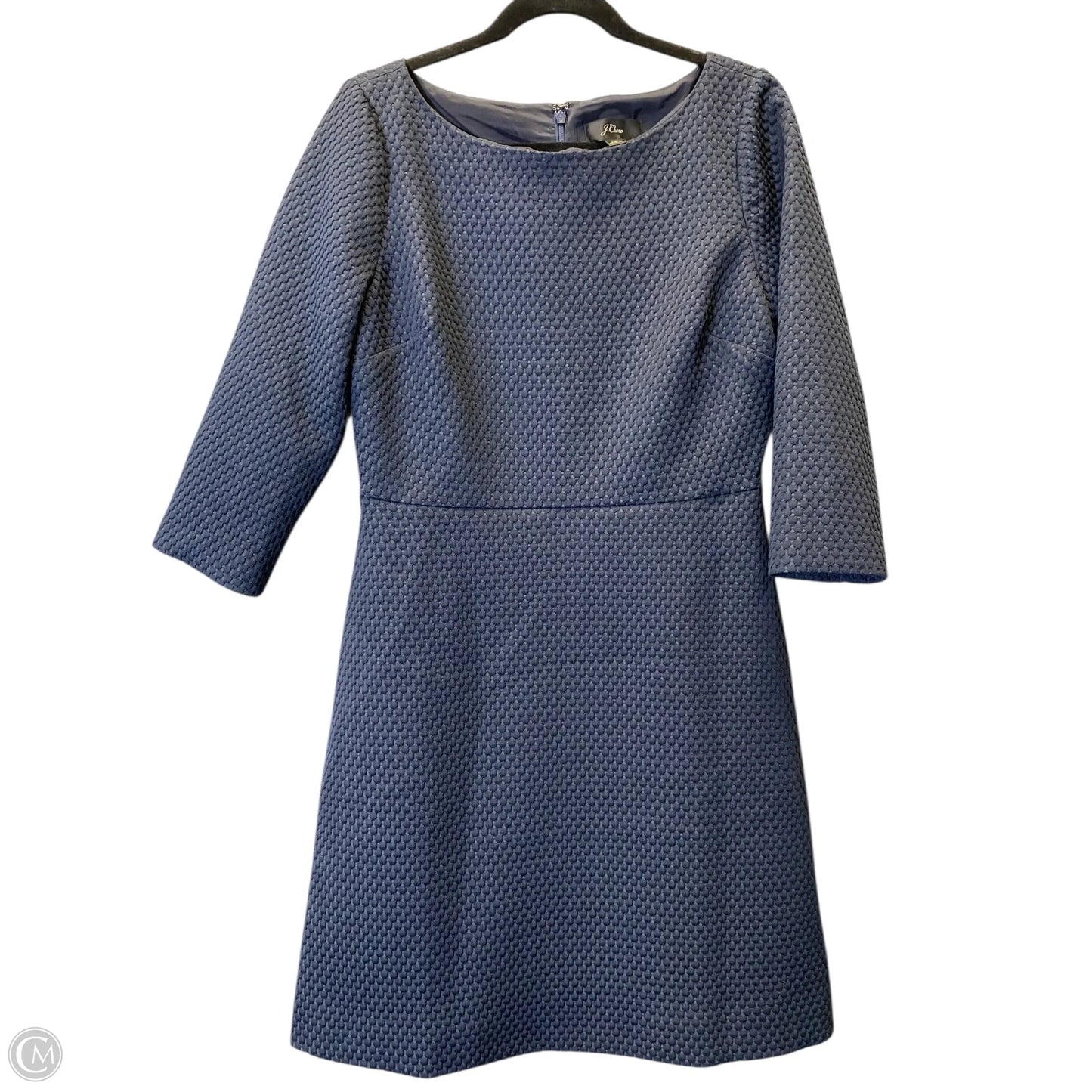 Dress Casual Midi By J. Crew In Navy, Size: 10p