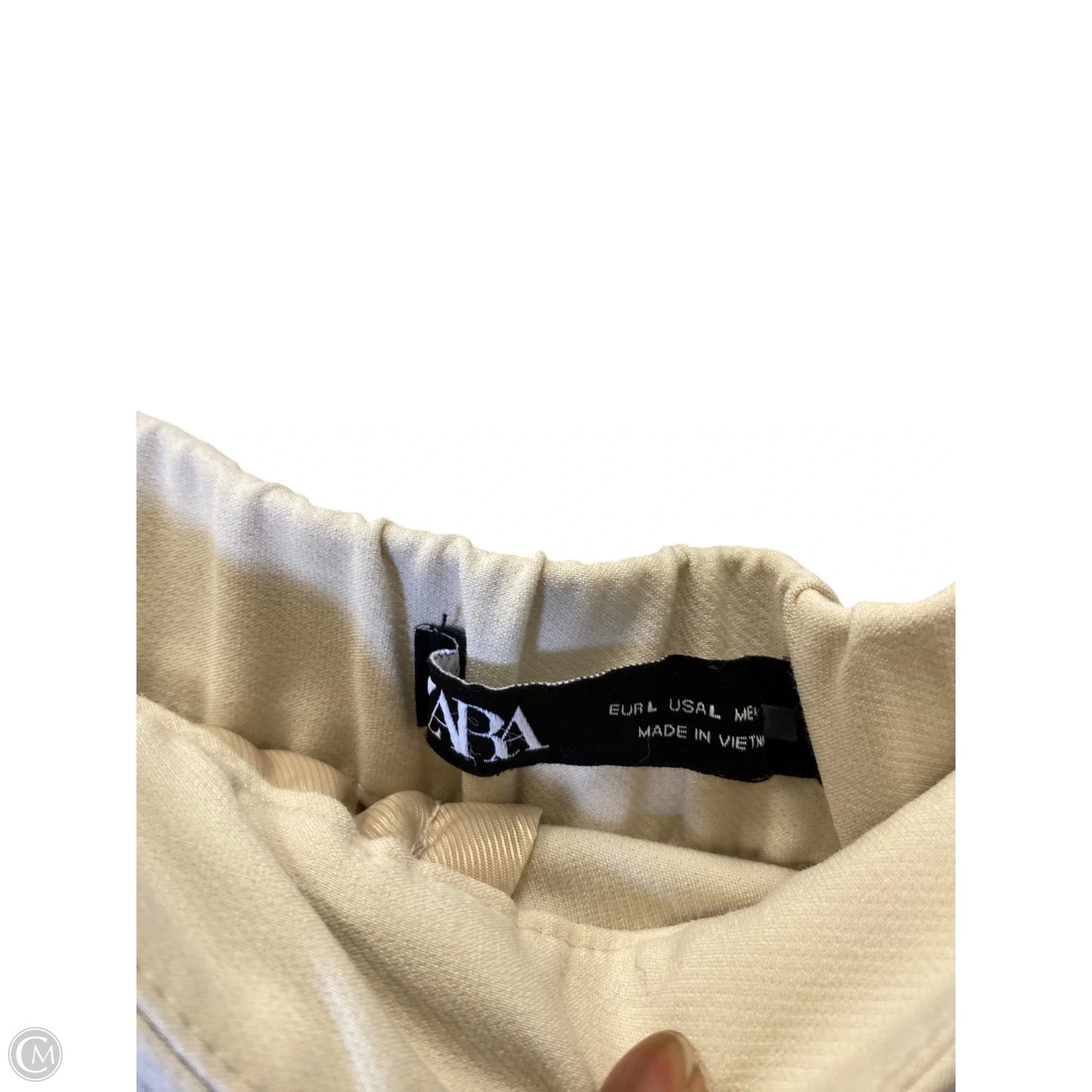 Pants Dress By Zara Basic In Cream, Size: L