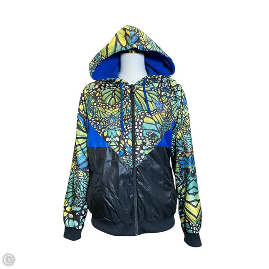 Athletic Jacket By Adidas In Multi-colored, Size: M