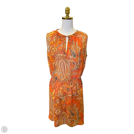 Dress Casual Midi By Lauren By Ralph Lauren In Multi-colored, Size: 12