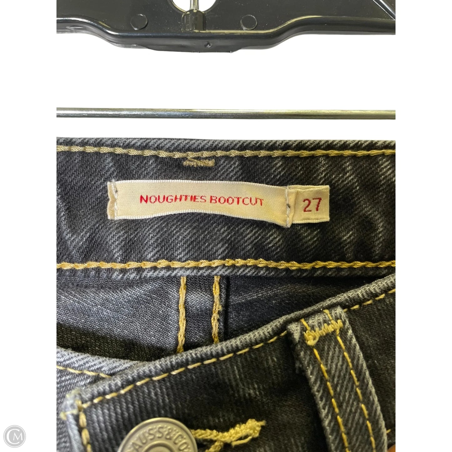 Jeans Boot Cut By Levis In Black, Size: 4