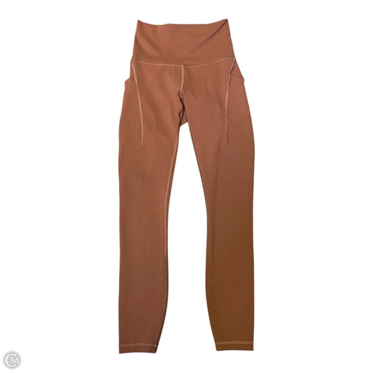 Athletic Leggings By Lululemon In Brown, Size: 2