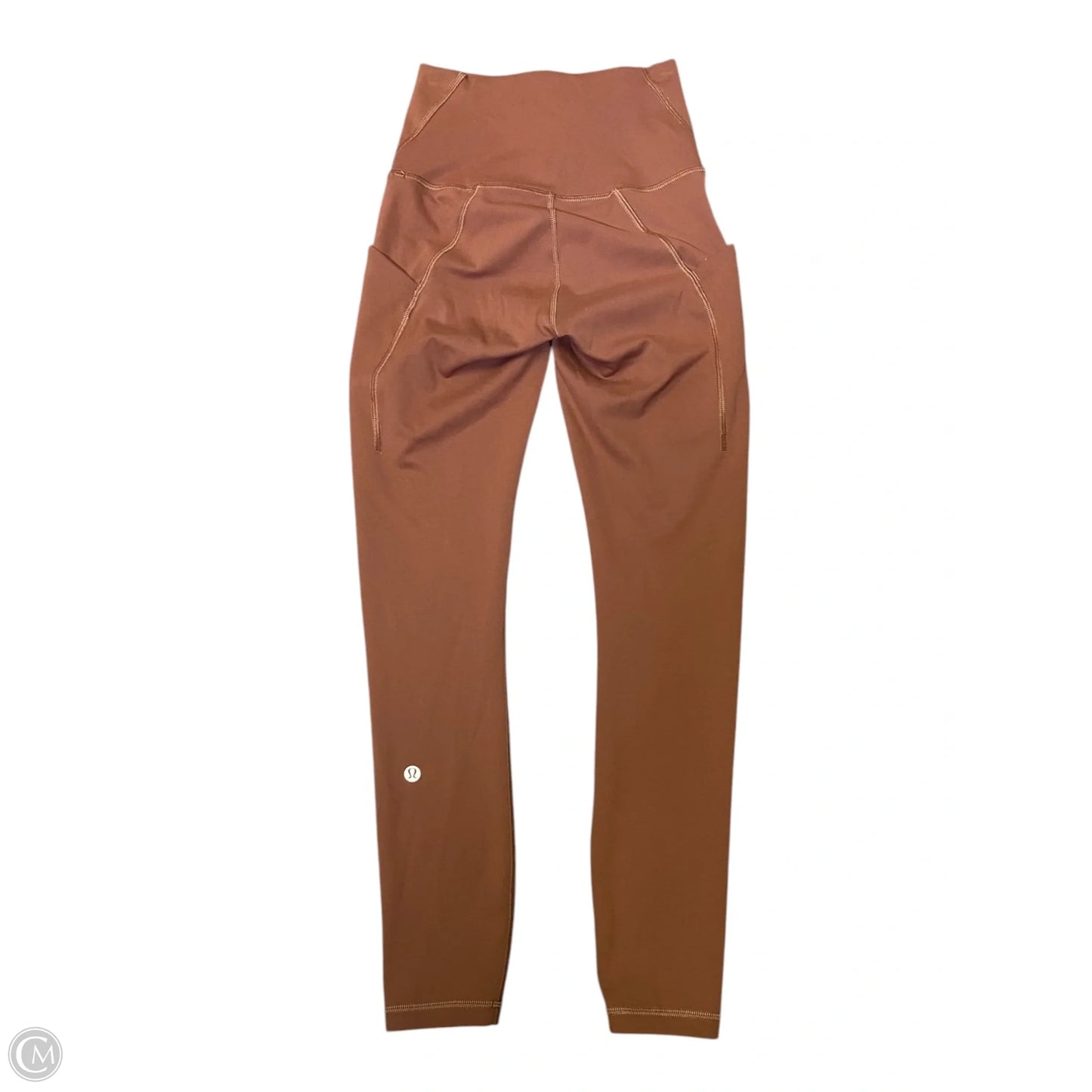 Athletic Leggings By Lululemon In Brown, Size: 2