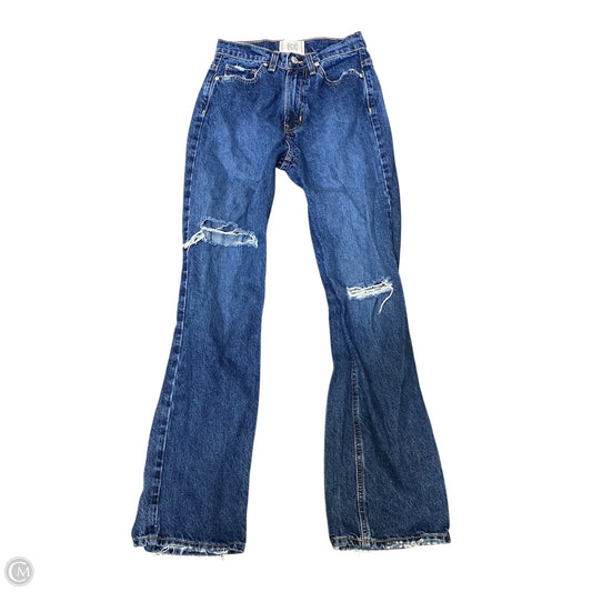 Jeans Boot Cut By Urban Outfitters In Blue Denim, Size: 2