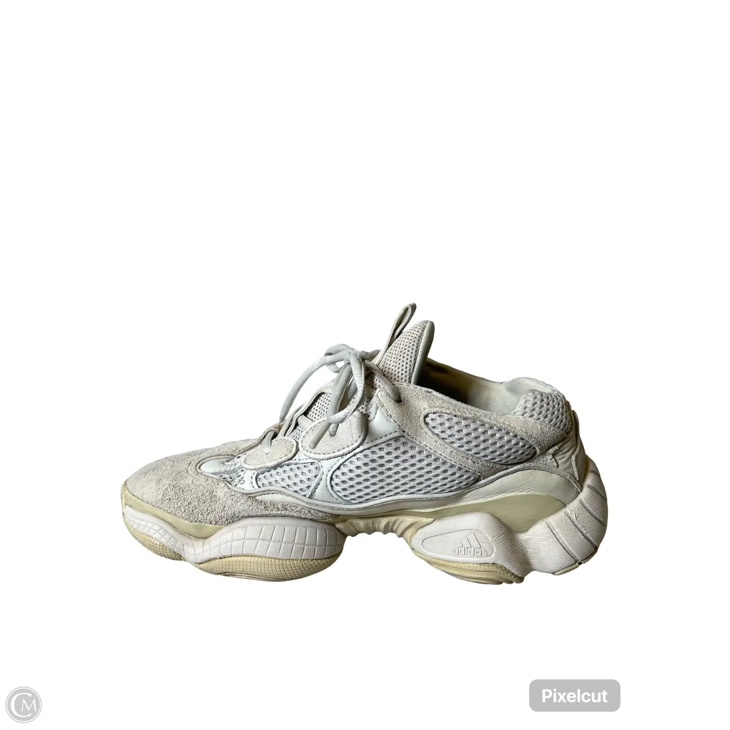 Shoes Luxury Designer By Yeezy In Cream, Size: 8