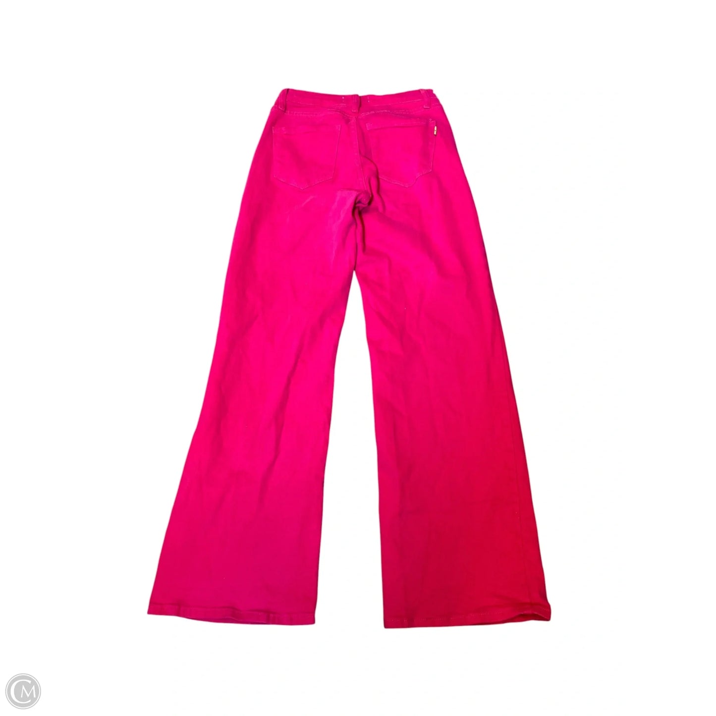 Jeans Wide Leg By Clothes Mentor In Pink Denim, Size: 0