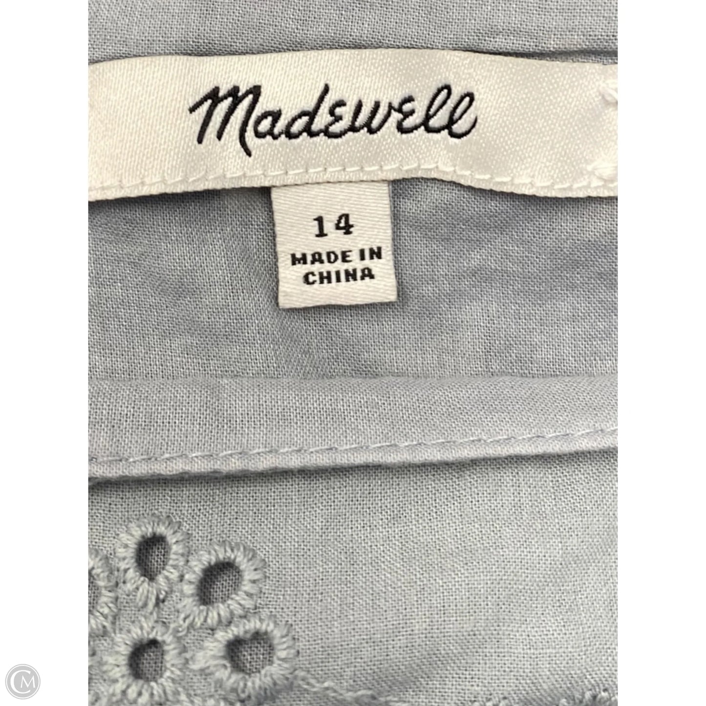 Dress Casual Short By Madewell In Blue, Size: 14