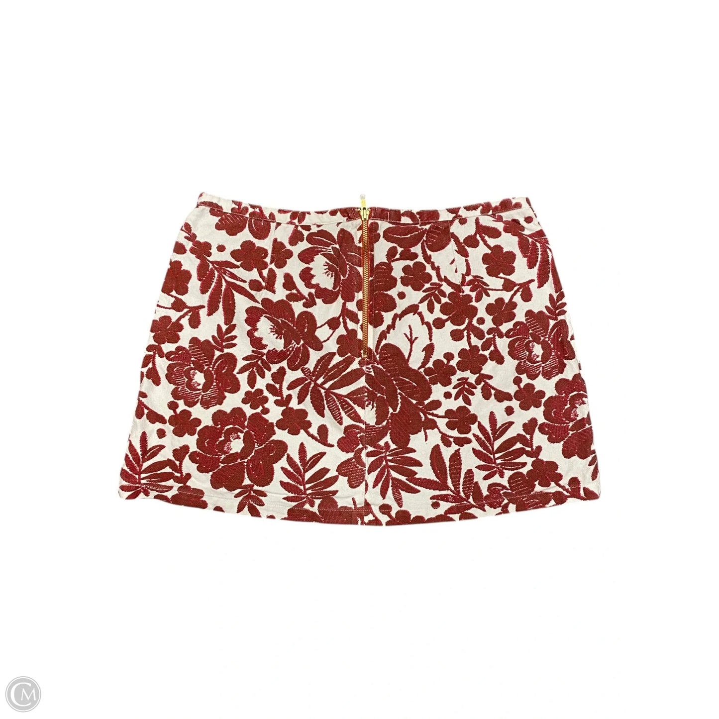 Skirt Mini & Short By Topshop In Floral Print, Size: 12