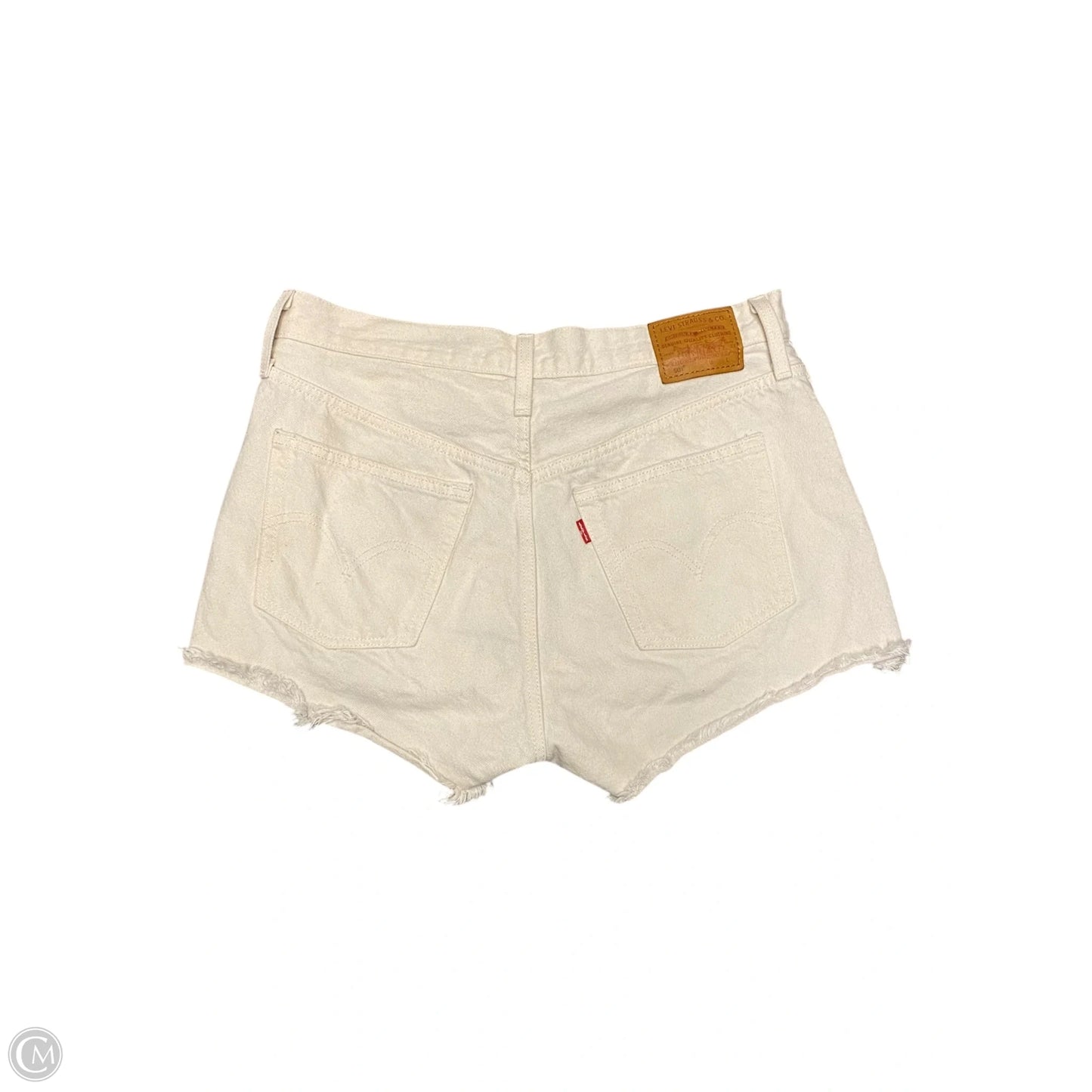 Shorts By Levis In White Denim, Size: 8