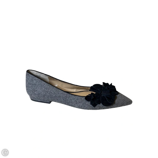 Shoes Flats By Ann Taylor In Black & Grey, Size: 10