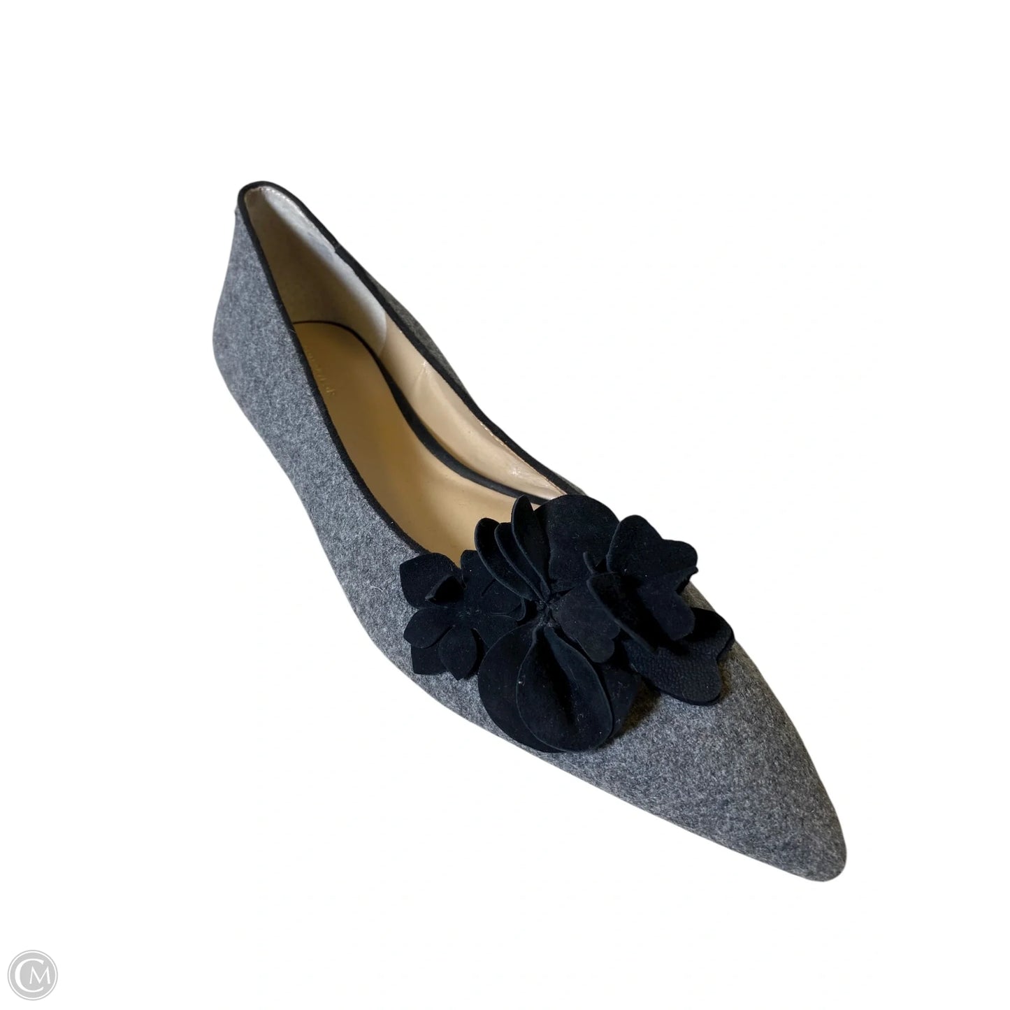 Shoes Flats By Ann Taylor In Black & Grey, Size: 10