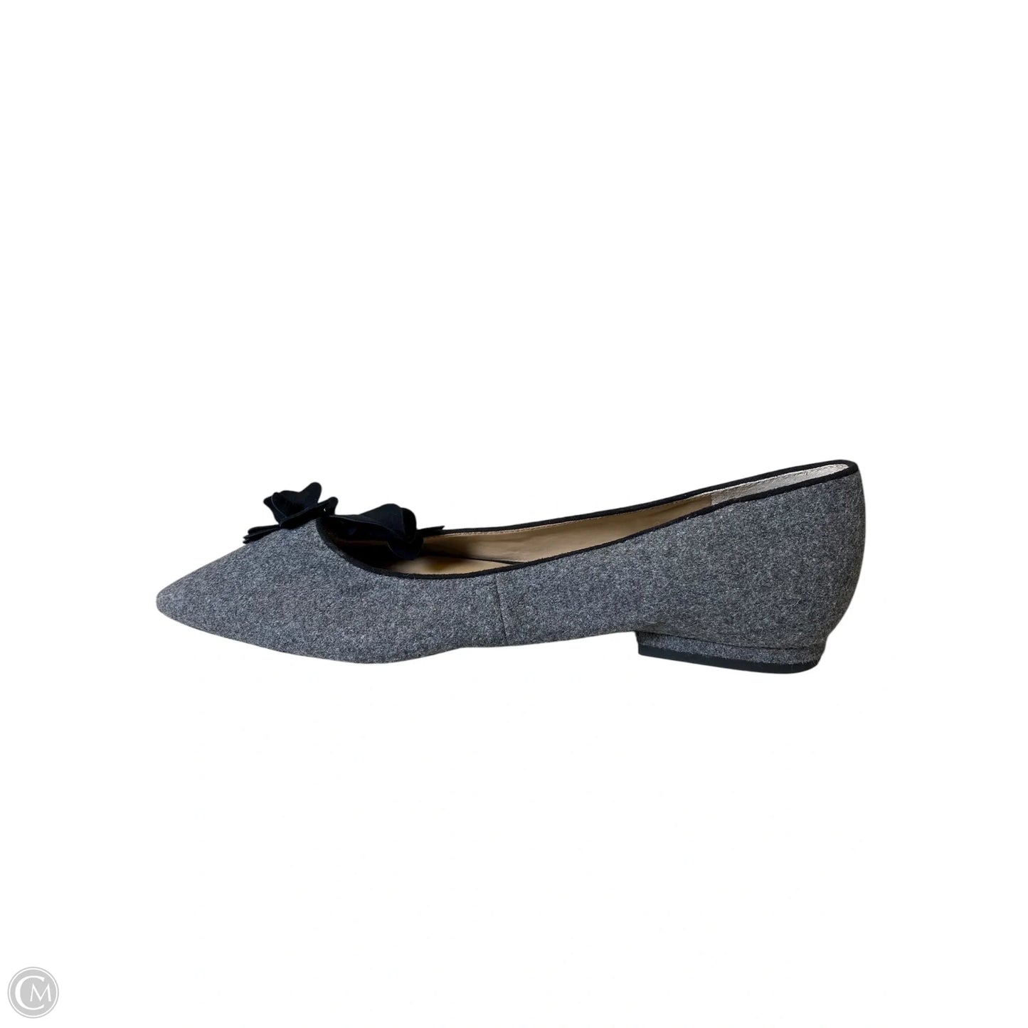 Shoes Flats By Ann Taylor In Black & Grey, Size: 10