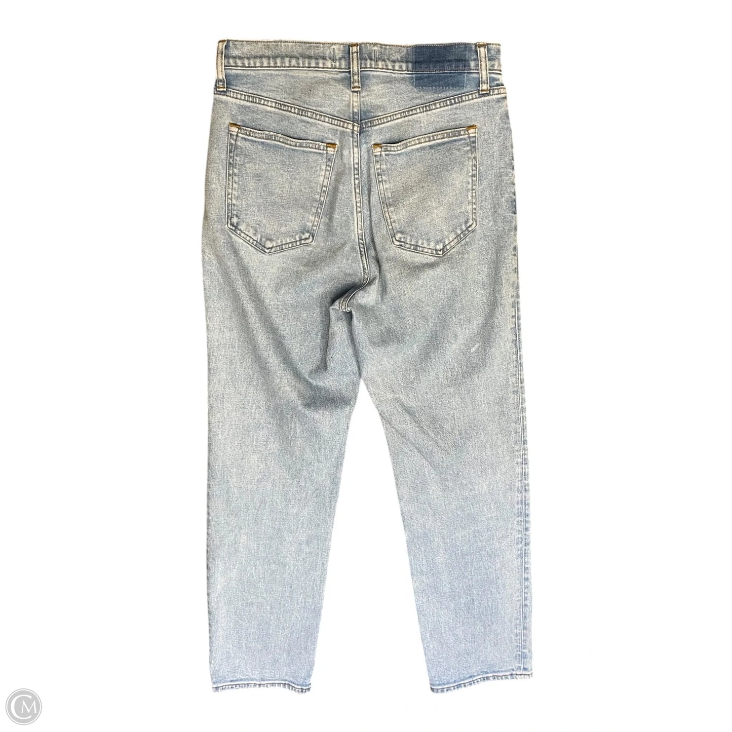 Jeans Straight By Abercrombie And Fitch In Blue Denim, Size: 8