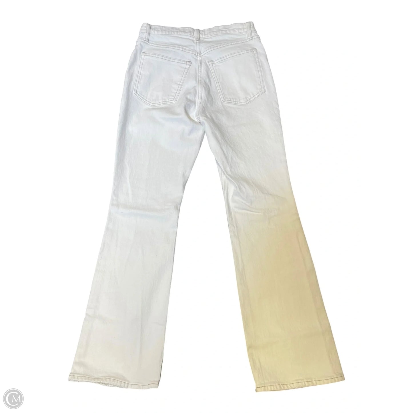 Jeans Flared By Abercrombie And Fitch In White, Size: 8