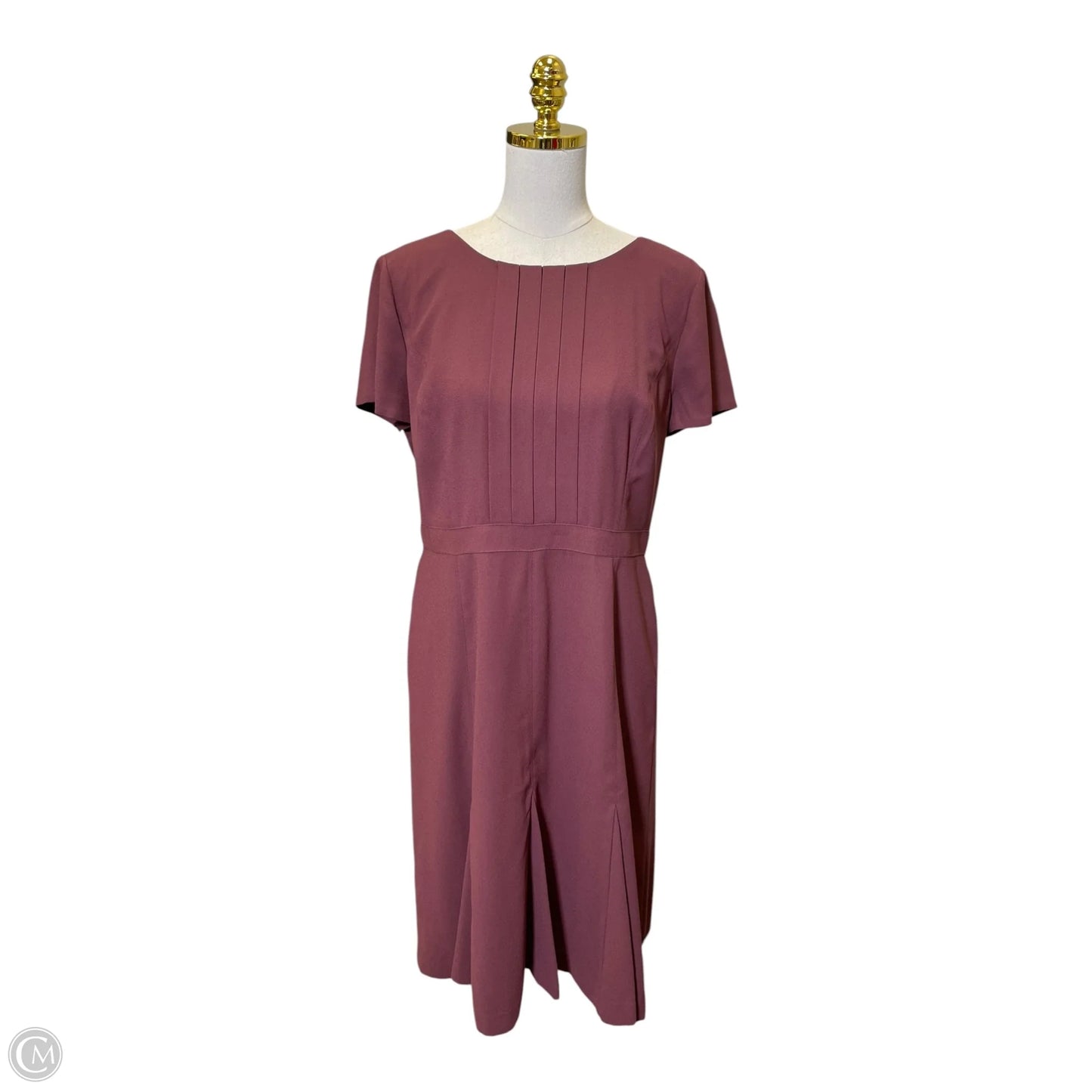 Dress Casual Midi By Talbots In Red, Size: 12p