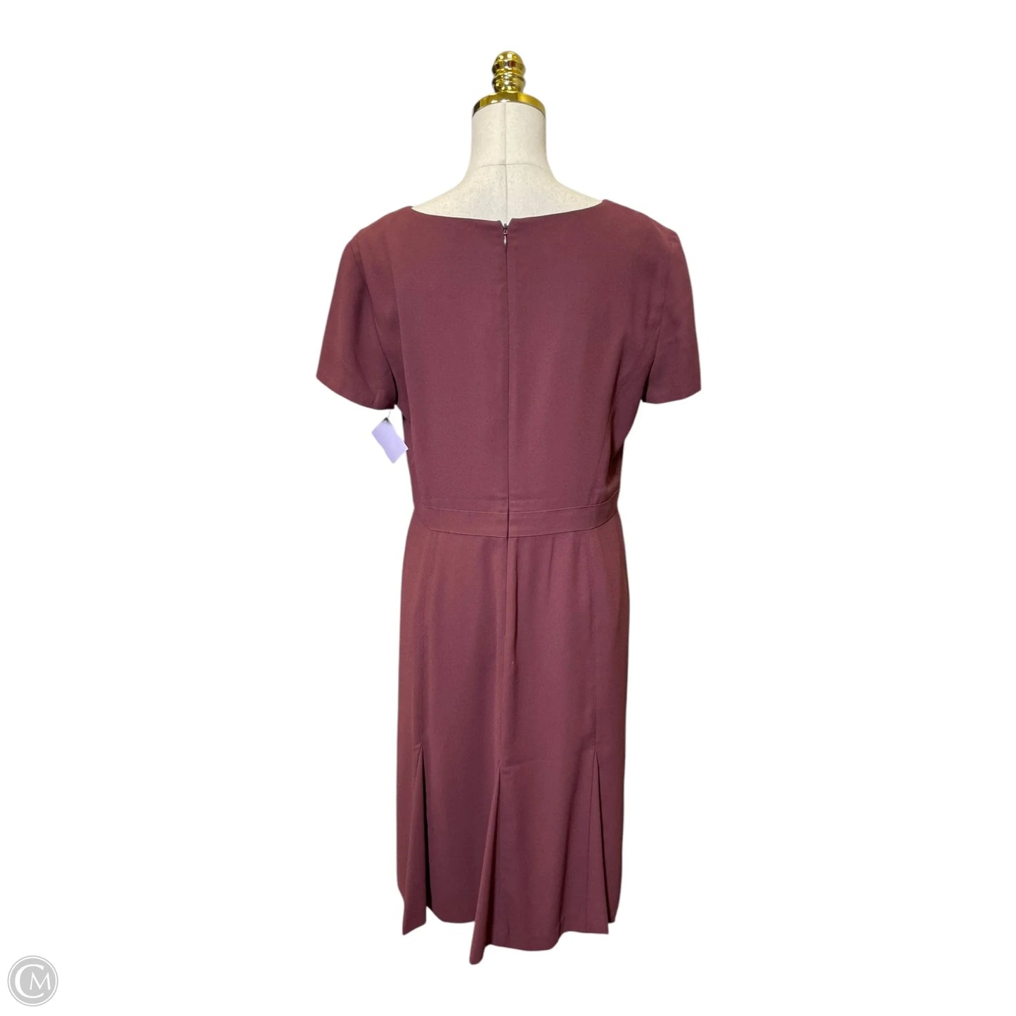 Dress Casual Midi By Talbots In Red, Size: 12p