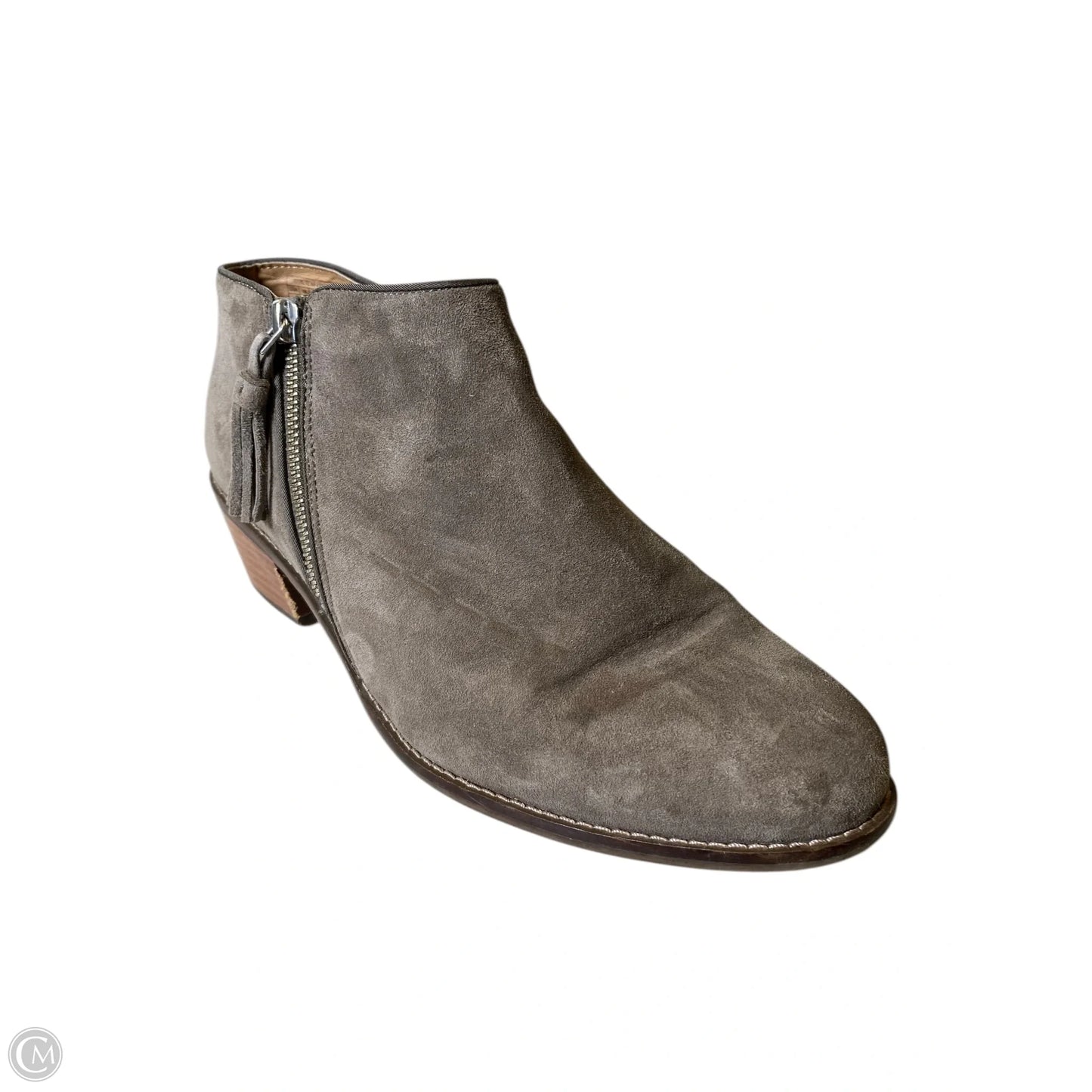 Boots Ankle Heels By Vionic In Grey, Size: 9