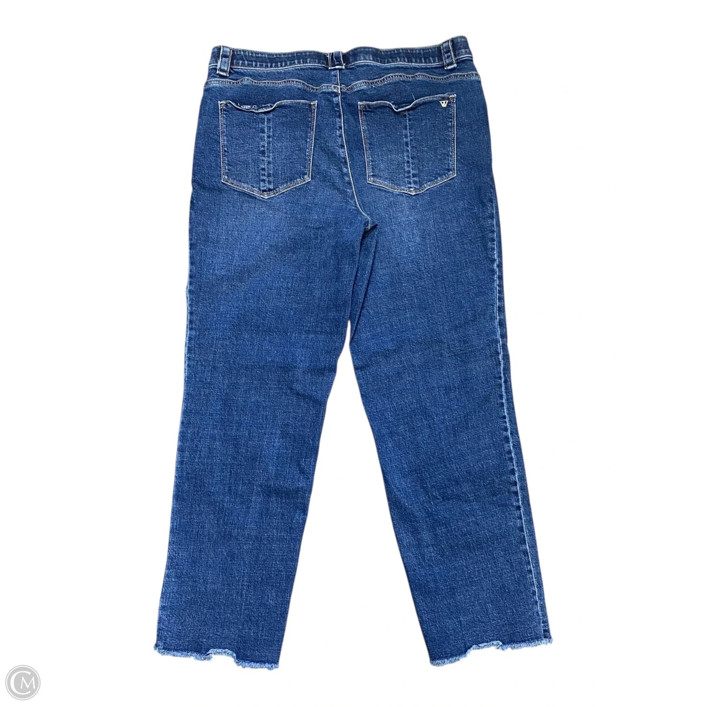 Jeans Straight By Wit & Wisdom In Blue, Size: 12