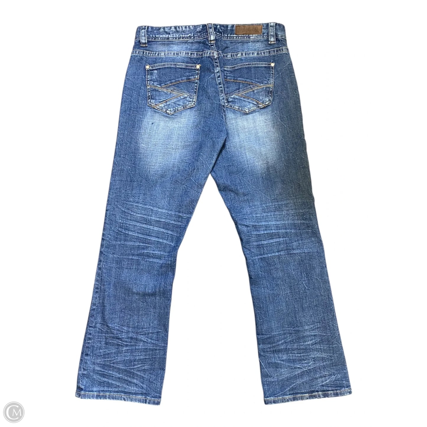 Jeans Straight By Rock & Roll In Blue, Size: 12