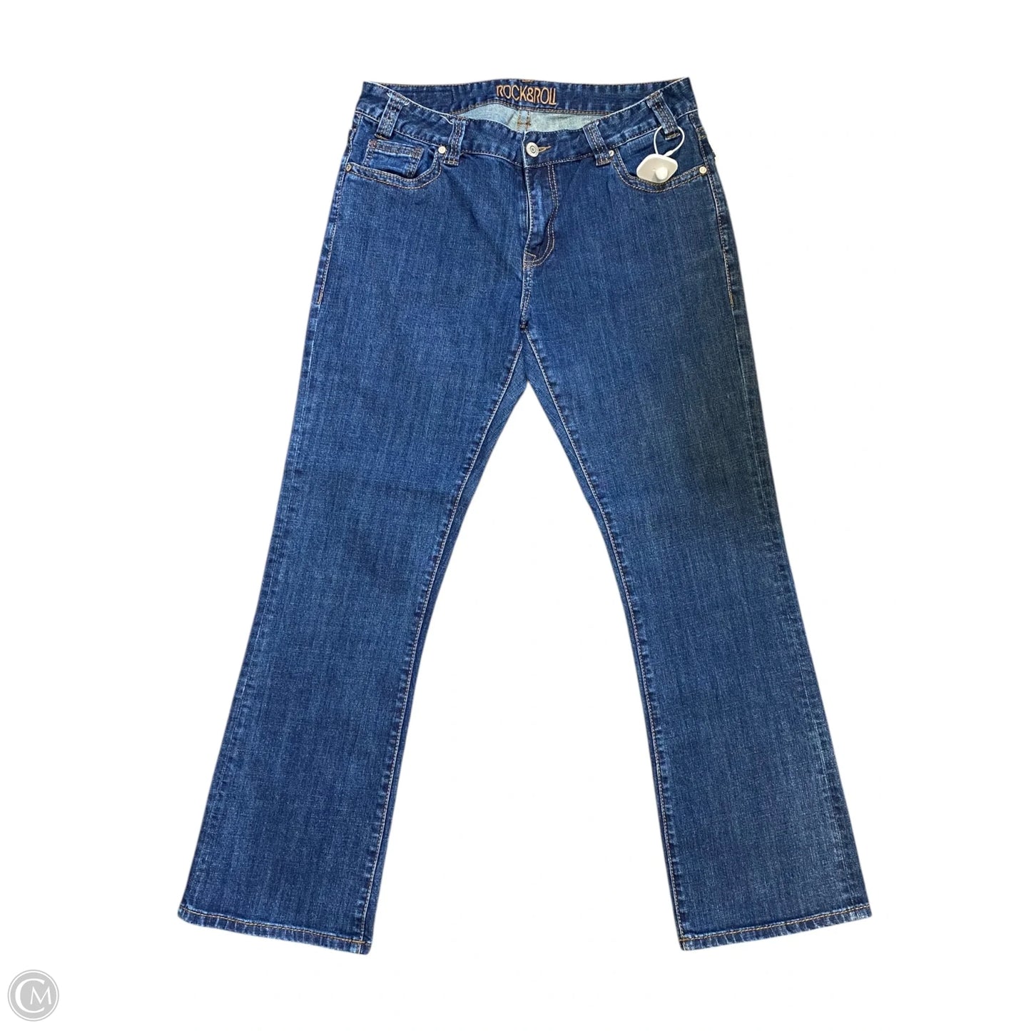 Jeans Boot Cut By Rock & Roll In Blue, Size: 10