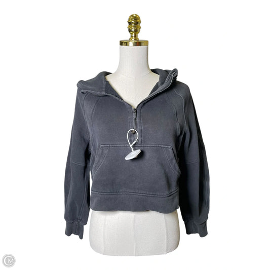 Athletic Sweatshirt Hoodie By Lululemon In Black, Size: S