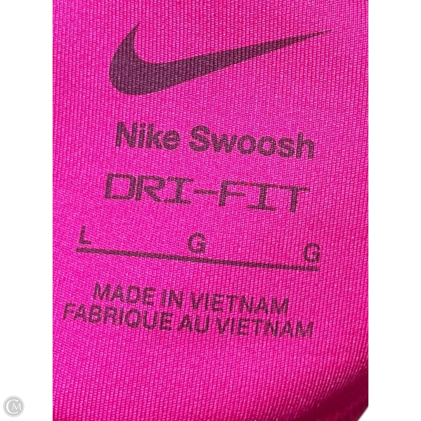 Athletic Bra By Nike In Pink, Size: L