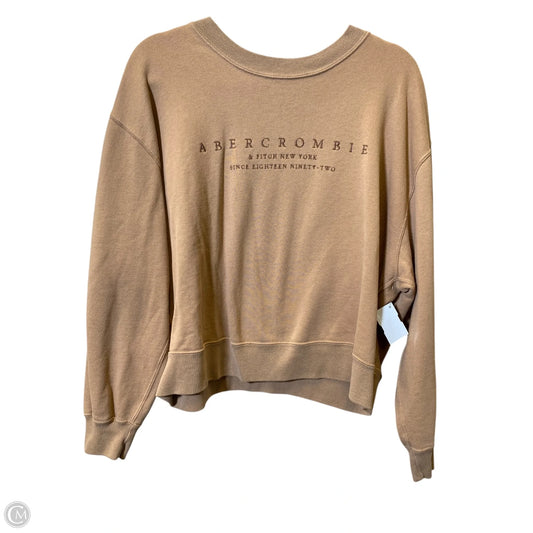 Sweater By Abercrombie And Fitch In Brown, Size: Xl