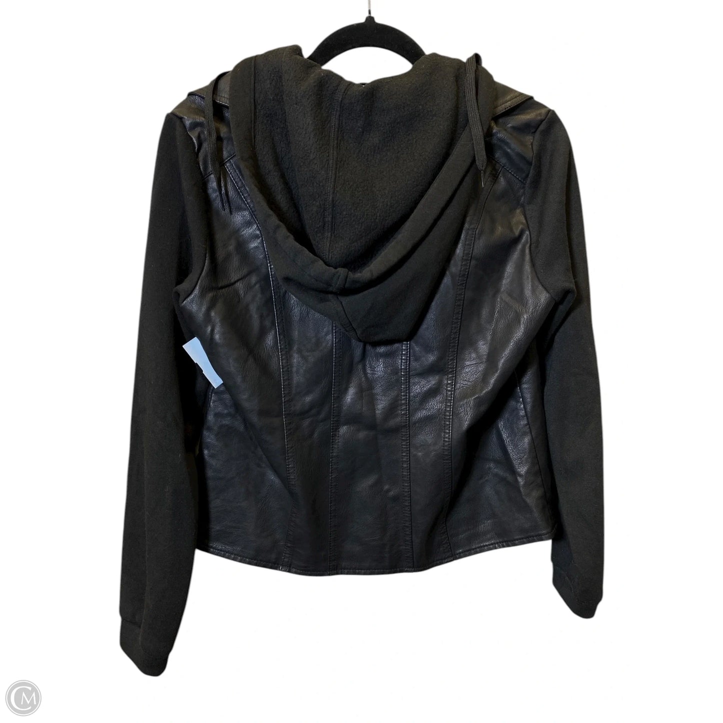 Jacket Leather By Baccini In Black, Size: S