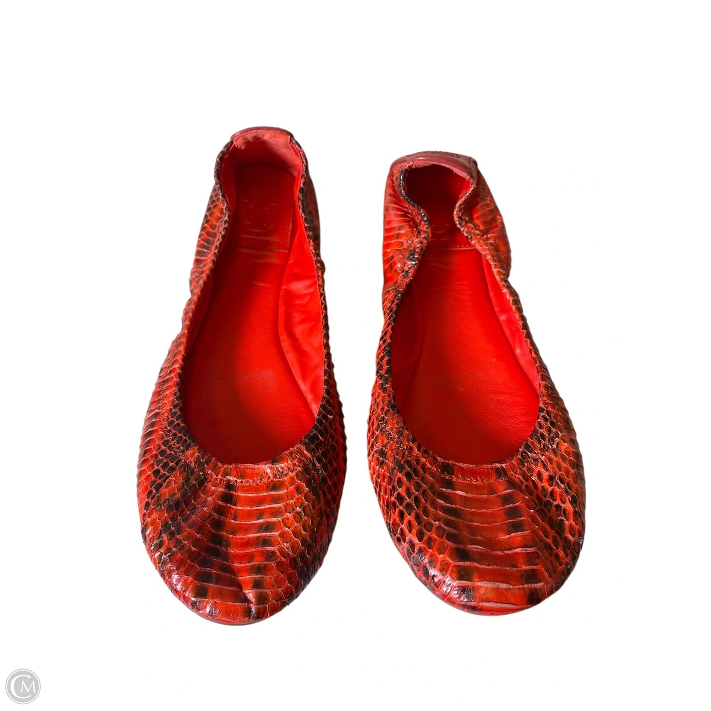 Shoes Designer By Tory Burch In Orange, Size: 8