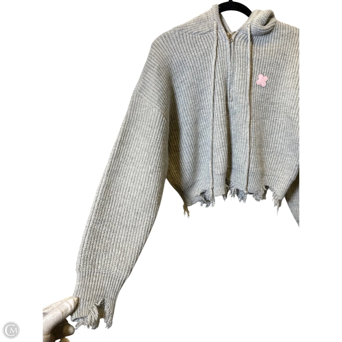 Sweater By Clothes Mentor In Grey, Size: 2