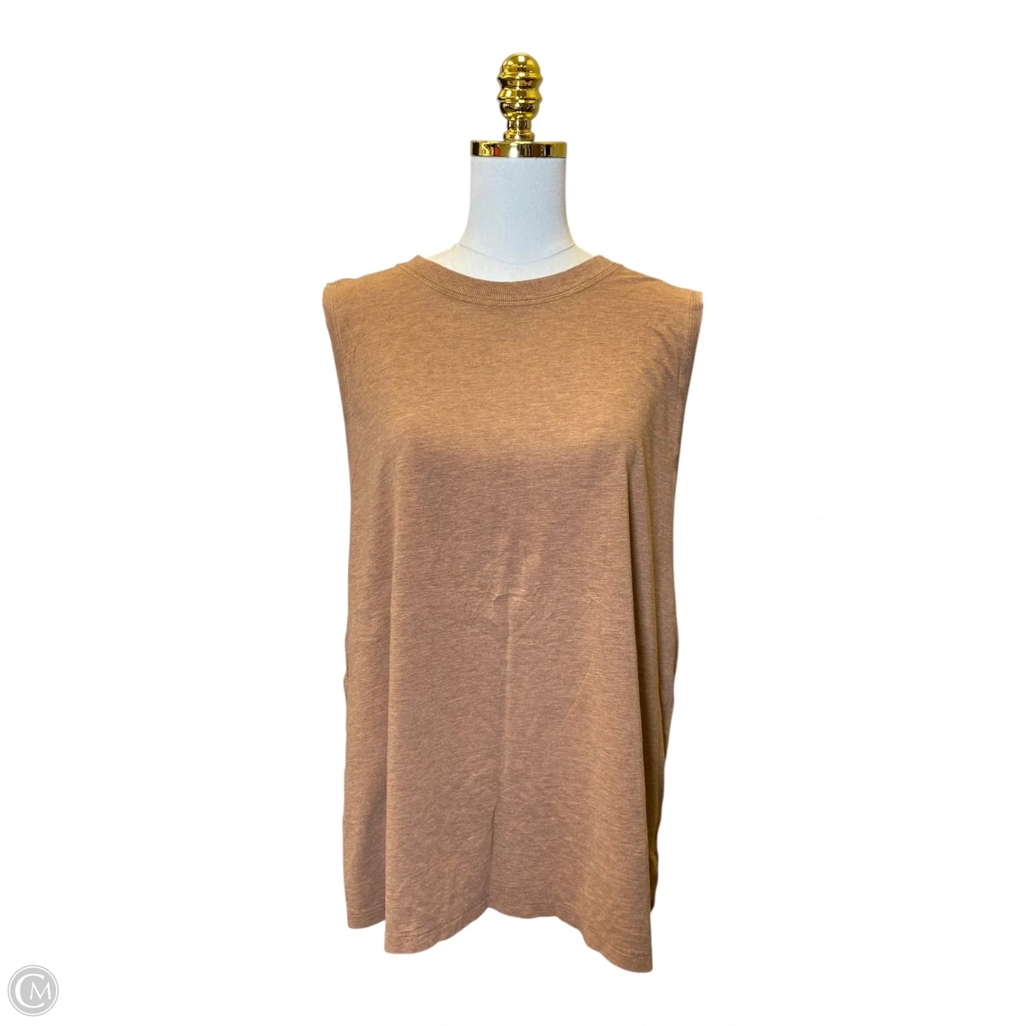 Athletic Tank Top By Lululemon In Brown, Size: Xl