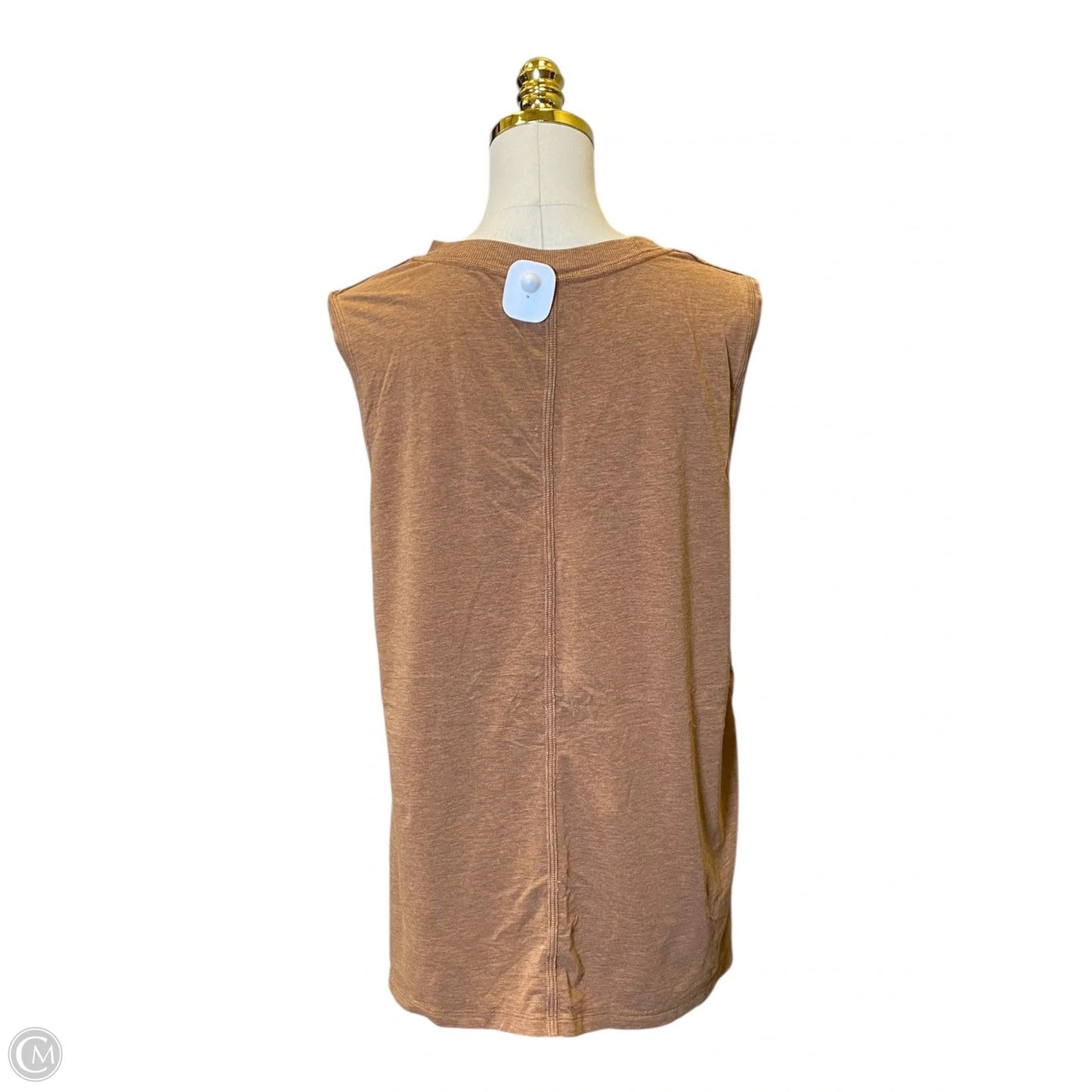 Athletic Tank Top By Lululemon In Brown, Size: Xl