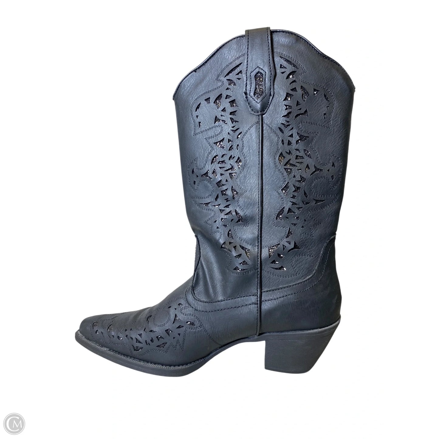 Boots Western By Roper In Black, Size: 9.5