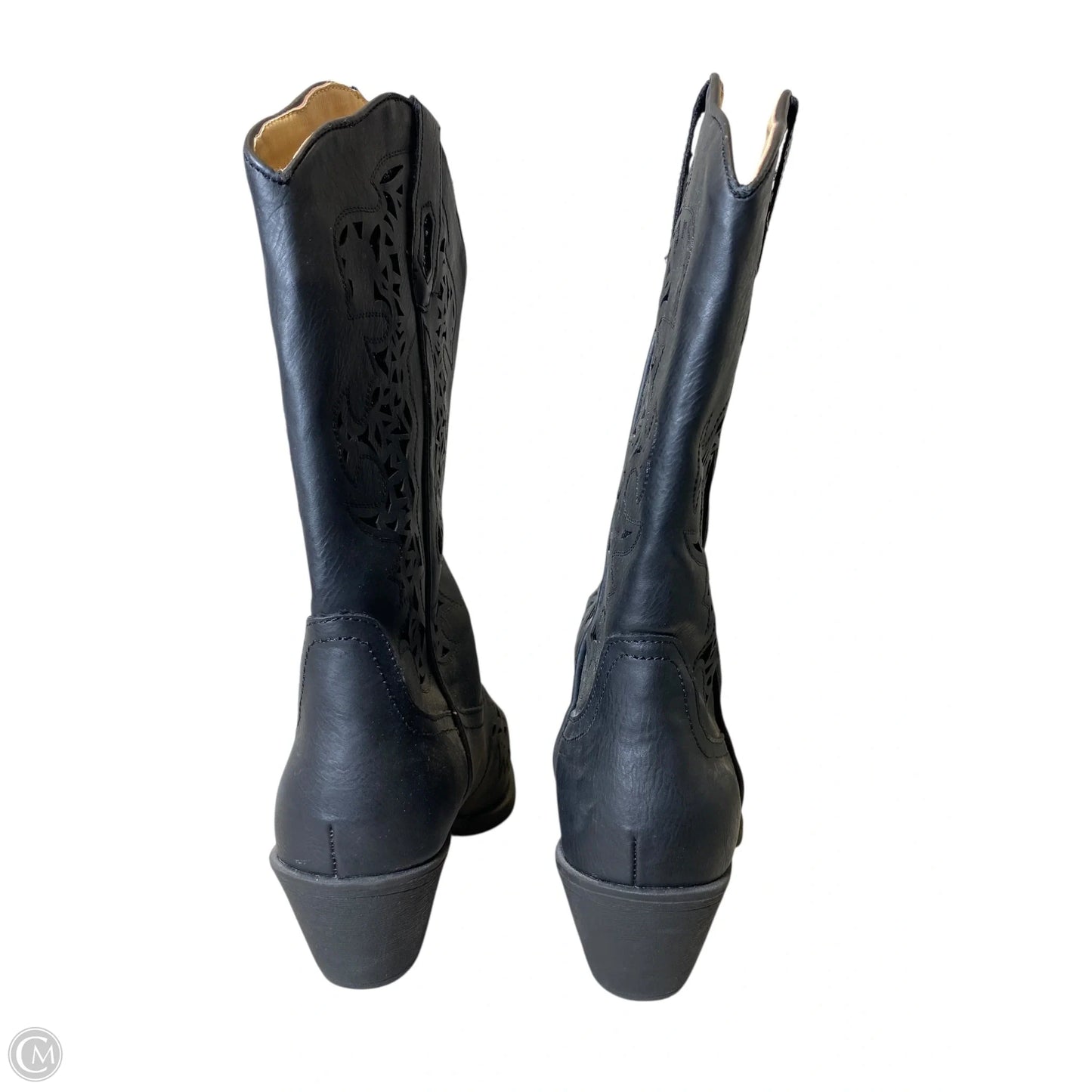 Boots Western By Roper In Black, Size: 9.5