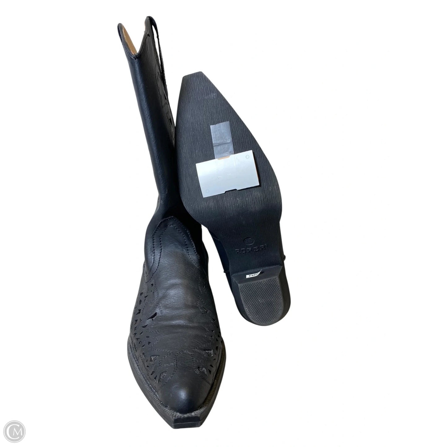 Boots Western By Roper In Black, Size: 9.5